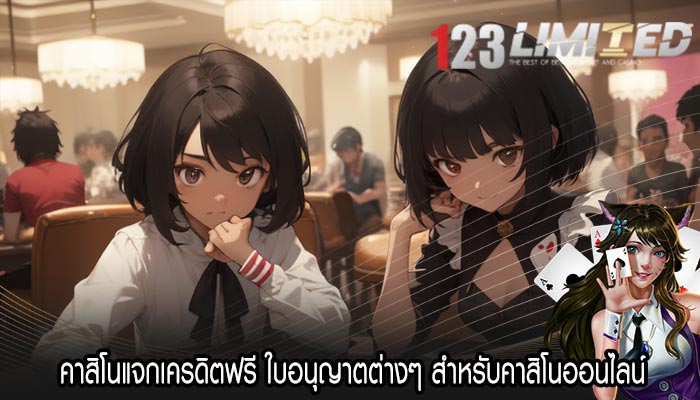 คาสิโนแจกเครดิตฟรี ใบอนุญาตต่างๆ สำหรับคาสิโนออนไลน์